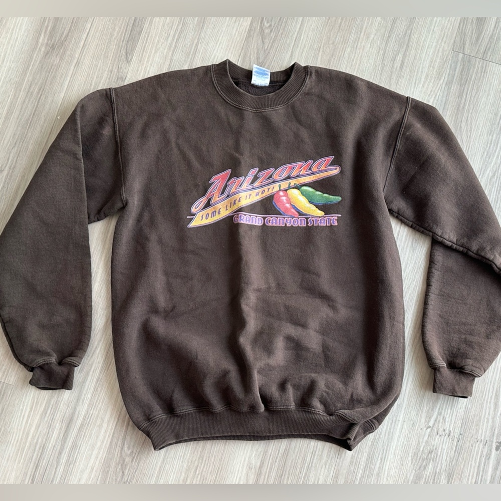 brown arizona sweater
